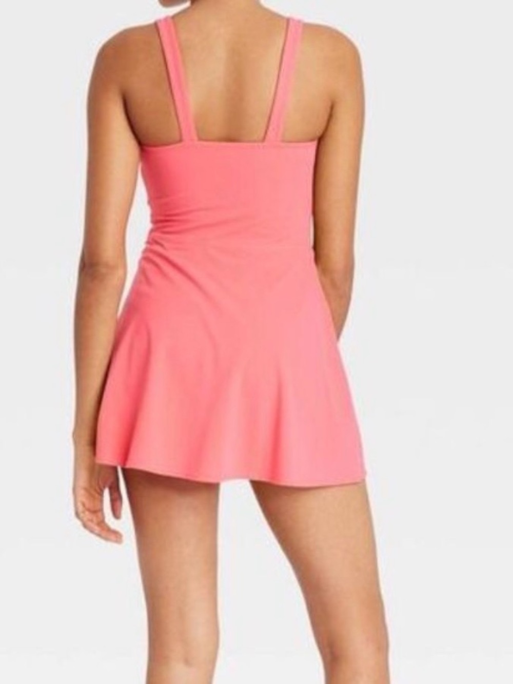 NWT JoyLab Papaya Pink Active Dress with Built in Shorts - Picture 4 of 10